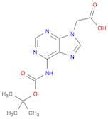 9H-Purine-9-acetic acid, 6-[[(1,1-dimethylethoxy)carbonyl]amino]-