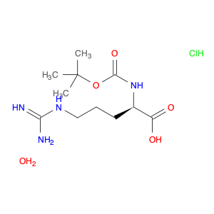 D-Arginine,N2-[(1,1-dimethylethoxy)carbonyl]-, monohydrochloride, monohydrate (9CI)