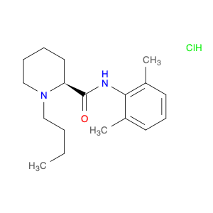 2-Piperidinecarboxamide, 1-butyl-N-(2,6-dimethylphenyl)-,monohydrochloride, (2S)-