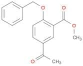 Benzoic acid, 5-acetyl-2-(phenylmethoxy)-, methyl ester