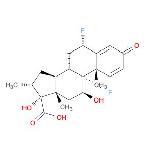 Androsta-1,4-diene-17-carboxylic acid,6,9-difluoro-11,17-dihydroxy-16-methyl-3-oxo-, (6a,11b,16a,1…