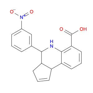 4-(3-Nitrophenyl)-3a,4,5,9b-tetrahydro-3H-cyclopenta[c]quinoline-6-carboxylic Acid