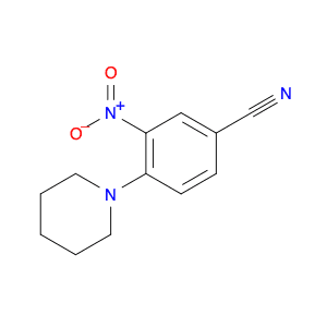 3-Nitro-4-(piperidin-1-yl)benzonitrile