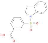 3-(2,3-Dihydro-1H-indole-1-sulfonyl)benzoic Acid