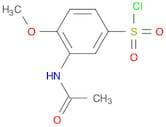 Benzenesulfonyl chloride, 3-(acetylamino)-4-methoxy-