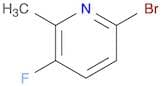Pyridine, 6-bromo-3-fluoro-2-methyl-