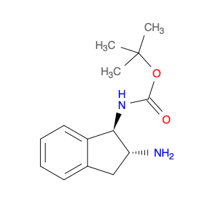 Carbamic acid, [(1R,2R)-2-amino-2,3-dihydro-1H-inden-1-yl]-,1,1-dimethylethyl ester