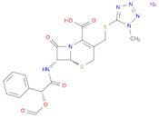 Sodium (6R,7R)-7-(R)-mandelamido-3-[[(1-methyl-1H-tetrazol-5-yl)thio]methyl]-8-oxo-5-thia-1-azabic…