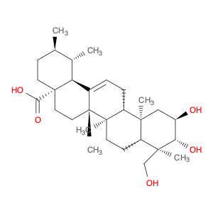Urs-12-en-28-oic acid, 2,3,23-trihydroxy-, (2a,3b,4a)-