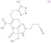 5-Thia-1-azabicyclo[4.2.0]oct-2-ene-2-carboxylic acid,7-[[[(cyanomethyl)thio]acetyl]amino]-7-metho…