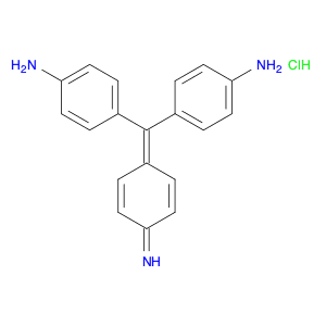 Benzenamine,4-[(4-aminophenyl)(4-imino-2,5-cyclohexadien-1-ylidene)methyl]-,monohydrochloride