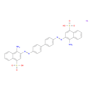 1-Naphthalenesulfonic acid,3,3'-[[1,1'-biphenyl]-4,4'-diylbis(azo)]bis[4-amino-, disodium salt