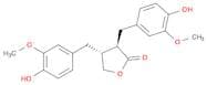 2(3H)-Furanone, dihydro-3,4-bis[(4-hydroxy-3-methoxyphenyl)methyl]-,(3R,4R)-