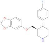 Piperidine, 3-[(1,3-benzodioxol-5-yloxy)methyl]-4-(4-fluorophenyl)-,(3S,4R)-
