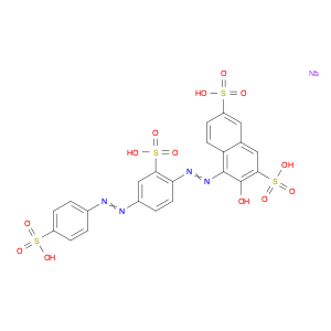 2,7-Naphthalenedisulfonic acid,3-hydroxy-4-[[2-sulfo-4-[(4-sulfophenyl)azo]phenyl]azo]-, tetrasodi…