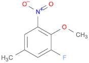 Benzene, 1-fluoro-2-methoxy-5-methyl-3-nitro-