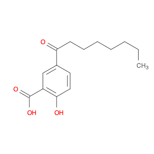 Benzoic acid, 2-hydroxy-5-(1-oxooctyl)-