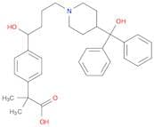 Benzeneacetic acid,4-[1-hydroxy-4-[4-(hydroxydiphenylmethyl)-1-piperidinyl]butyl]-a,a-dimethyl-