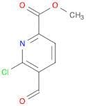 2-Pyridinecarboxylic acid, 6-chloro-5-formyl-, methyl ester