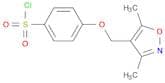 4-((3,5-Dimethylisoxazol-4-yl)methoxy)benzene-1-sulfonyl chloride