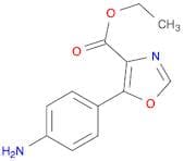 ethyl 5-(4-aminophenyl)-1,3-oxazole-4-carboxylate