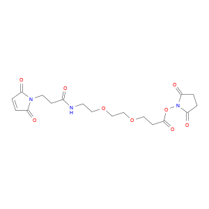 (2,5-dioxopyrrolidin-1-yl) 3-[2-[2-[3-(2,5-dioxopyrrol-1-yl)propanoylamino]ethoxy]ethoxy]propanoate