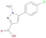 5-(4-chlorophenyl)-1-methylpyrazole-3-carboxylic acid
