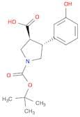 (3R,4S)-1-(tert-Butoxycarbonyl)-4-(3-hydroxyphenyl)pyrrolidine-3-carboxylic acid