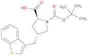 (2S,4R)-4-(Benzo[b]thiophen-3-ylmethyl)-1-(tert-butoxycarbonyl)pyrrolidine-2-carboxylic acid