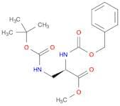 D-Alanine,3-[[(1,1-dimethylethoxy)carbonyl]amino]-N-[(phenylmethoxy)carbonyl]-,methyl ester