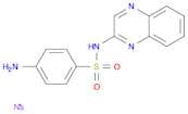 Benzenesulfonamide, 4-amino-N-2-quinoxalinyl-, monosodium salt