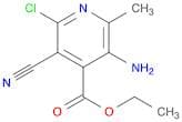ethyl 5-amino-2-chloro-3-cyano-6-methylpyridine-4-carboxylate