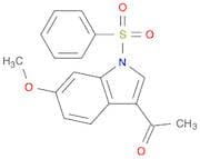 1H-Indole, 3-acetyl-6-methoxy-1-(phenylsulfonyl)-