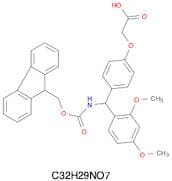 2-[4-[(2,4-dimethoxyphenyl)-(9H-fluoren-9-ylmethoxycarbonylamino)methyl]phenoxy]acetic acid