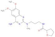 2-Furancarboxamide,N-[3-[(4-amino-6,7-dimethoxy-2-quinazolinyl)methylamino]propyl]tetrahydro-