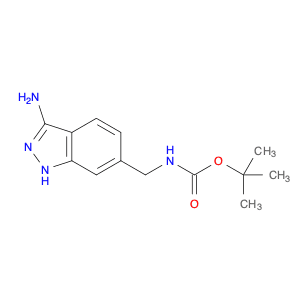 Carbamic acid, [(3-amino-1H-indazol-6-yl)methyl]-, 1,1-dimethylethylester
