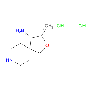 2-​Oxa-​8-​azaspiro[4.5]​decan-​4-​amine, 3-​methyl-​, hydrochloride (1:2)​, (3S,​4S)​-