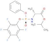 N-​[(R)​-​(2,​3,​4,​5,​6-​pentafluorophenoxy)​phenoxyphosphinyl]​-​1-​methylethyl ester-D-Alanine