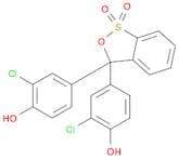 Phenol, 4,4'-(1,1-dioxido-3H-2,1-benzoxathiol-3-ylidene)bis[2-chloro-