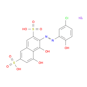 2,7-Naphthalenedisulfonic acid,3-[(5-chloro-2-hydroxyphenyl)azo]-4,5-dihydroxy-, disodium salt