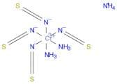 Chromate(1-), diamminetetrakis(thiocyanato-kN)-, ammonium,(OC-6-11)-