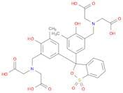 Glycine,N,N'-[(1,1-dioxido-3H-2,1-benzoxathiol-3-ylidene)bis[(6-hydroxy-5-methyl-3,1-phenylene)met…