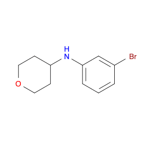 N-(3-bromophenyl)oxan-4-amine