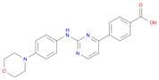 4-(2-(4-morpholinophenylamino)pyrimidin-4-yl)benzoic acid