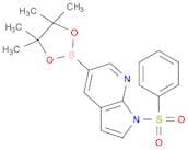 1-(phenylsulfonyl)-5-(4,4,5,5-tetramethyl-1,3,2-dioxaborolan-2-yl)-1H-pyrrolo[2,3-b]pyridine