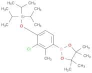 [2-Chloro-3-methyl-4-(4,4,5,5-tetramethyl-1,3,2-dioxaborolan-2-yl)phenoxy]triisopropylsilane