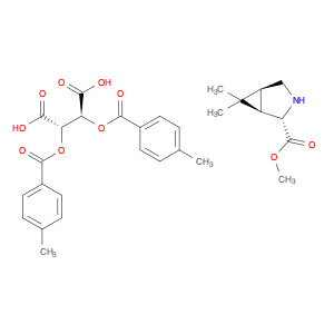 (1R,2S,5S)-methyl 6,6-dimethyl-3-azabicyclo[3.1.0]hexane-2-carboxylate (2S,3S)-2,3-bis(4-methylben…
