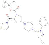 1-Pyrrolidinecarboxylicacid,4-[4-(3-methyl-1-phenyl-1H-pyrazol-5-yl)-1-piperazinyl]-2-(3-thiazolid…