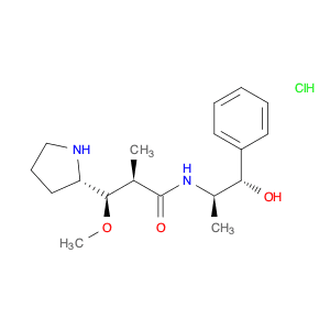 (2R,3R)-N-((1S,2R)-1-hydroxy-1-phenylpropan-2-yl)-3-methoxy-2-methyl-3-((S)-pyrrolidin-2-yl)propan…