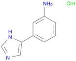 [3-(1H-imidazol-5-yl)phenyl]amine hydrochloride